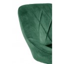 Стул барный HALMAR H101 темно-зеленый/черный